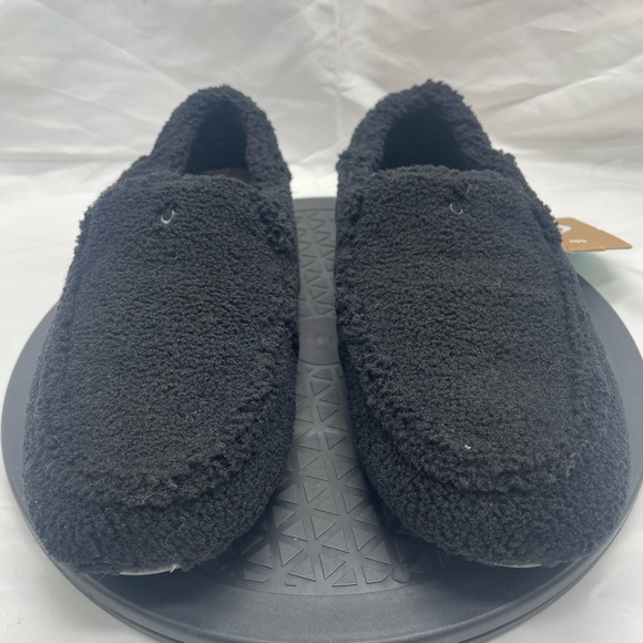 NEW Olukai Women's Nohea Heu Slippers Shoes Slip On Black Size 10 - Picture 6 of 10